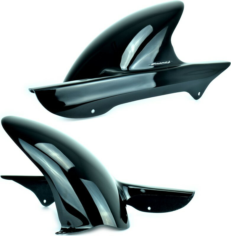 Pyramid Plastics / ピラミッドプラスチック Honda CBF 600 N ハガー グロスブラック 2004-2007 | 071700B