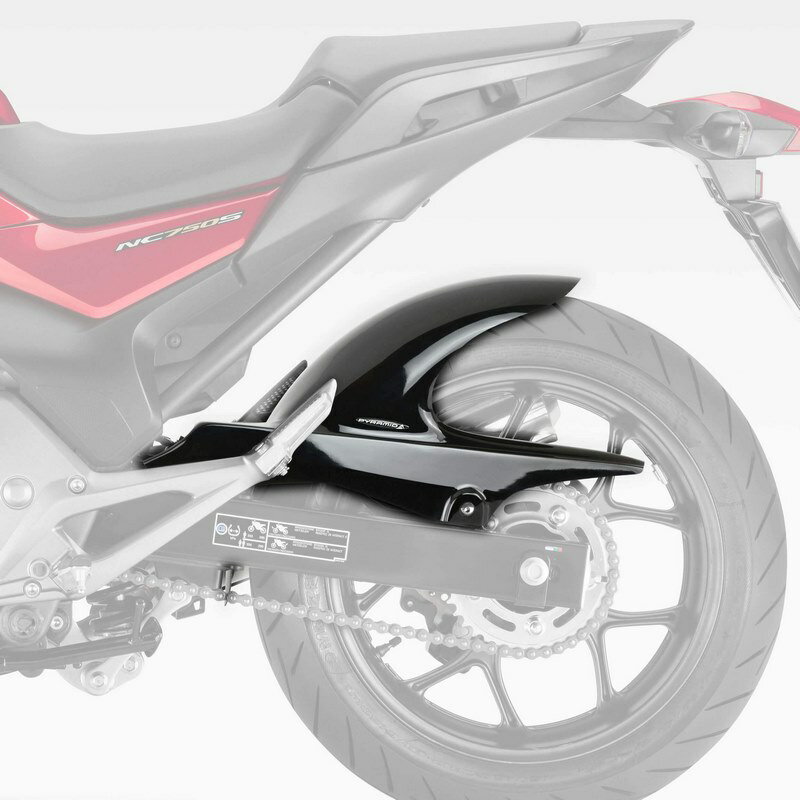 Pyramid Plastics / ピラミッドプラスチック ハガー グロスブラック Honda NC 700 S 2012- | 071973B