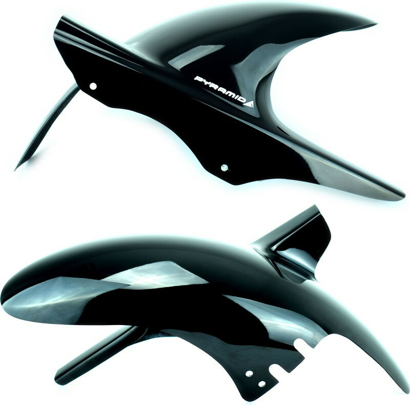Pyramid Plastics / ピラミッドプラスチック Kawasaki ZR7 S ハガー グロスブラック 1999-2005 | 07328B