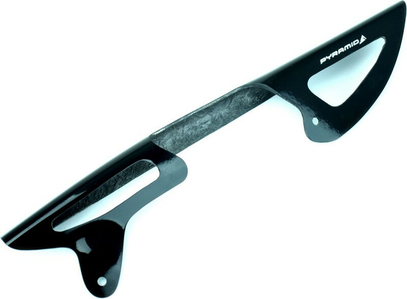 Pyramid Plastics / ピラミッドプラスチック Kawasaki ZRX 1200 N チェーンガード グロスブラック 2001-200