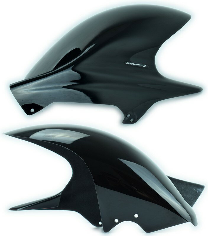 Pyramid Plastics / ピラミッドプラスチック Kawasaki ZZR 1400 ハガー グロスブラック 2006- | 073800B