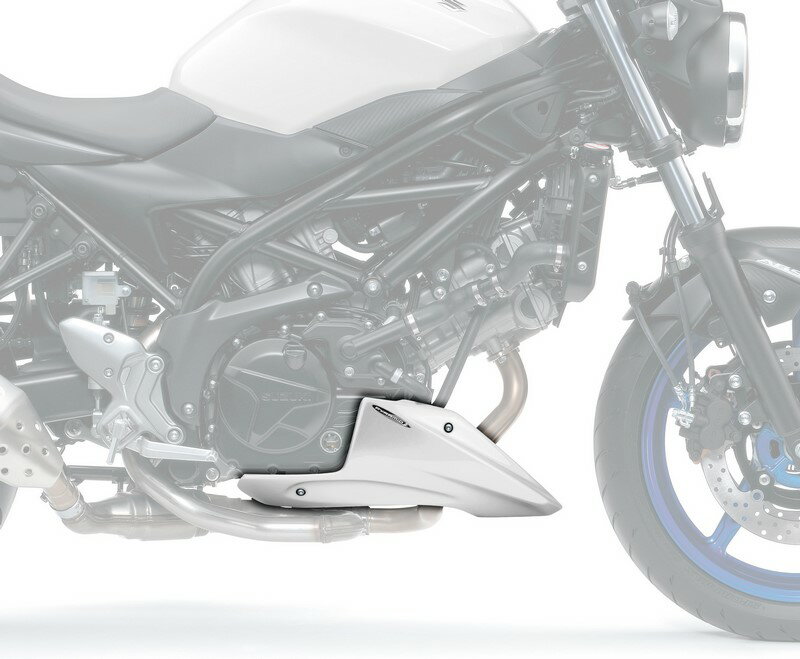 Pyramid Plastics / ピラミッドプラスチック Suzuki DL 650 V-Strom ベリーパン グロスホワイト 2012- | 2068