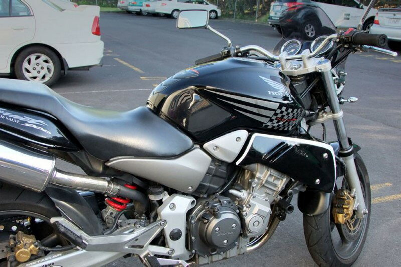Pyramid Plastics / ピラミッドプラスチック Honda CB 900 F Hornet ラジエーターチーク 未塗装 2002-2007 |