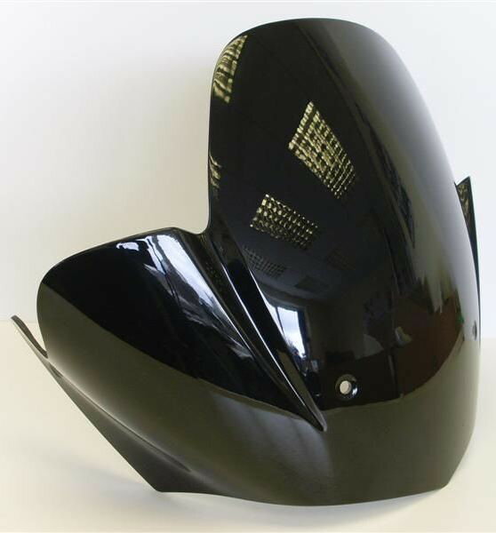 Pyramid Plastics / ピラミッドプラスチック BMW K1300 R フライスクリーン グロスブラック 2009-2015 | 2