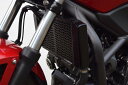 Pyramid Plastics / ピラミッドプラスチック Honda NC 700 X ラジエーターガード マットブラック 2012-20