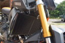 Pyramid Plastics / ピラミッドプラスチック Yamaha MT-09 ラジエーターガード マットブラック 2013-2016