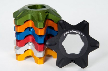 RDMOTO （アールディーモト） フォークプリロードアジャスター OK22 22 mm ブラック | FPA22K