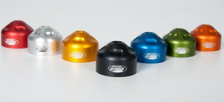 Handle Bar Ends - RDMOTO （アールディーモト） ハンドルバーエンド - Roundish type オレンジ | HCRO