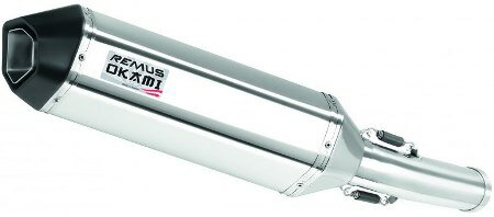REMUS / レムス OKAMI スリップオン マフラー 接続パイプ付 ステンレス EEC 54 mm - SUZUKI DL 1000 V-Strom