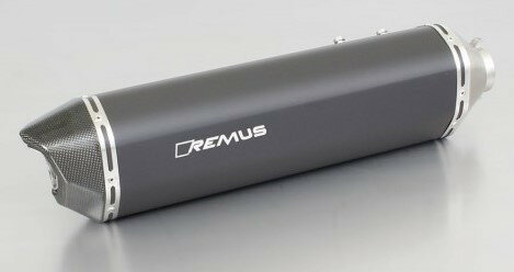 REMUS / レムス ブラック HAWK スリップオンマフラー - ステンレス ブラック l 0964782 085208