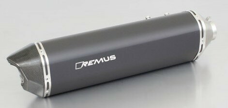REMUS / レムス ブラック HAWK スリップオンマフラー カーボンヒートプロテクティングシールド?