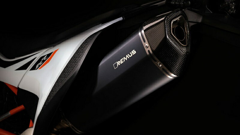 Remus / レムス ブラック HAWK RACING スリップオン (silencer incl. removable sound insert)- ステンレススチ?
