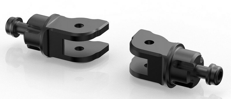 Rizoma / リゾマ Mounting kit footrests Touring / Rally (driver) | PE713B