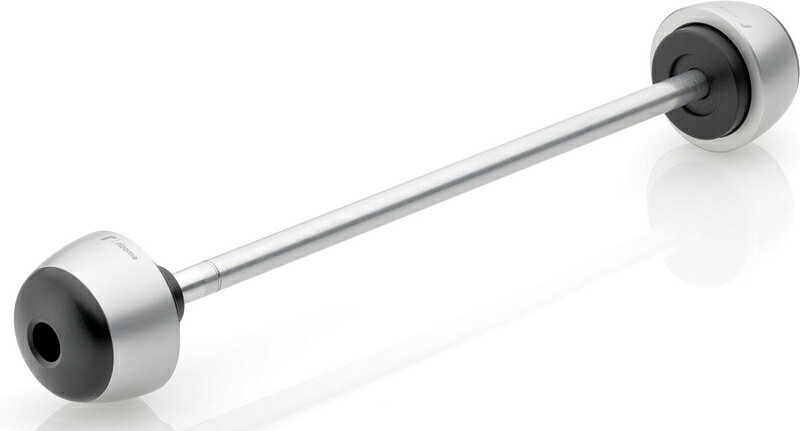 ? Structural part in aluminum machined from billet? Slider in Delrin? Available for front and/or rear wheel axle? Aesthetic lightness and functionality