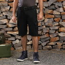 ROYAL ENFIELD / ロイヤルエンフィールド純正 Core Solid Cargo Shorts - Black | RLASRS230653