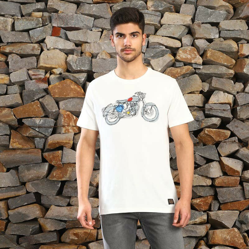ROYAL ENFIELD / 륨եɽ Love For Riding Graphic Tee'S - White | ...
