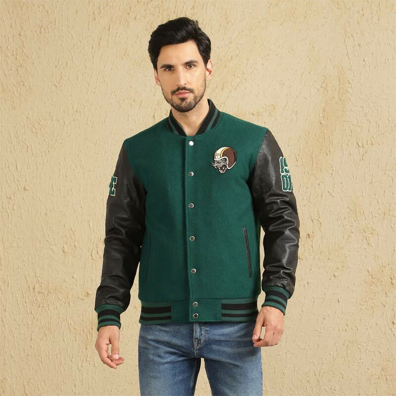 ROYAL ENFIELD / 륨եɽ RiderS Pride Leather Jacket - Green | R...