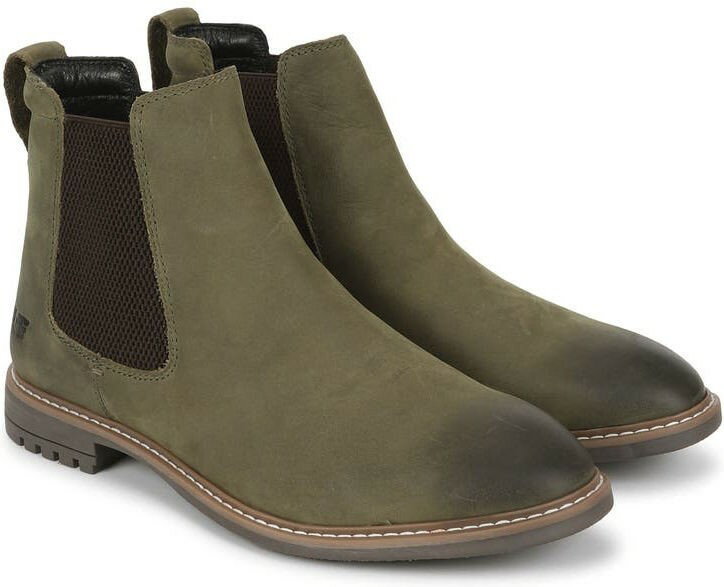 ROYAL ENFIELD / ロイヤルエンフィールド純正 Chelsea Boots - Olive | RLCSOA230107