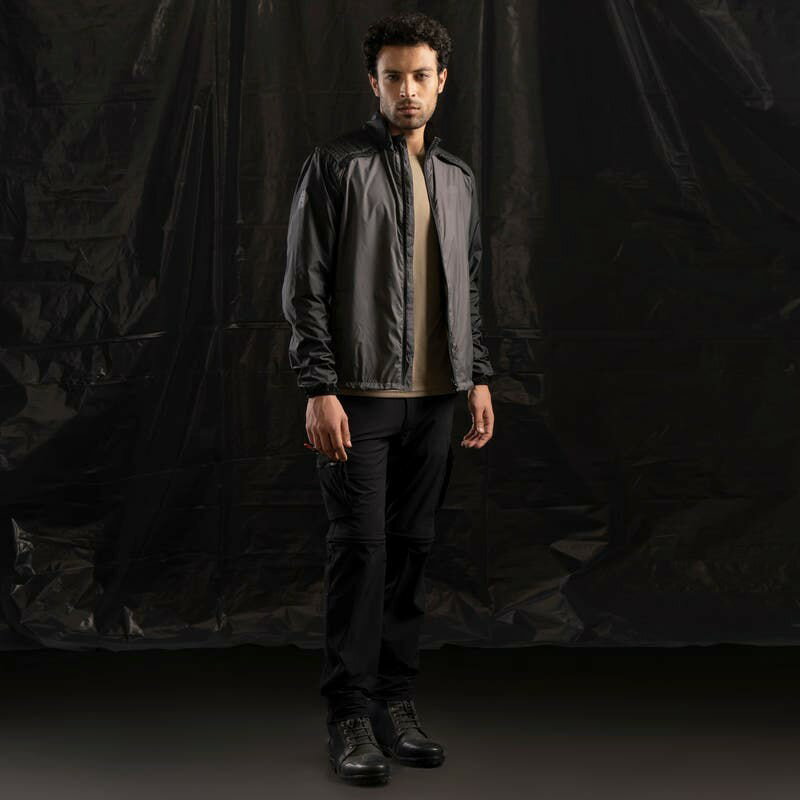ROYAL ENFIELD / 륨եɽ Airflow Tech Windbreaker - Grey Black | ...