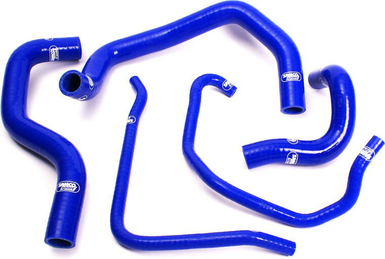 サムコスポーツ / Samco Sport Kawasaki ZX 6R (B1 / B2) 2003 - 2004 5 ピース シリコンラジエーター クーラ