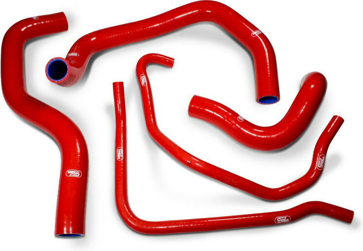 サムコスポーツ / Samco Sport Kawasaki ZX 6R (B1 / B2) 2003 - 2004 5 ピース シリコンラジエーター ..