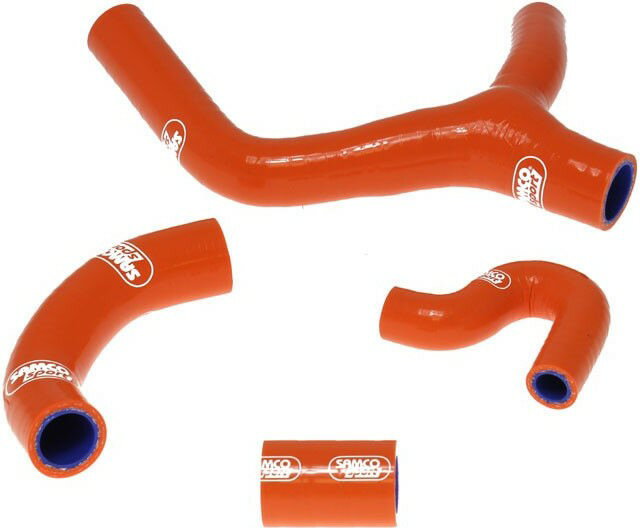 サムコスポーツ / Samco Sport KTM 400 EXC-F 2008 - 2011 4 ピース シリコンラジエーター クーラントホ?