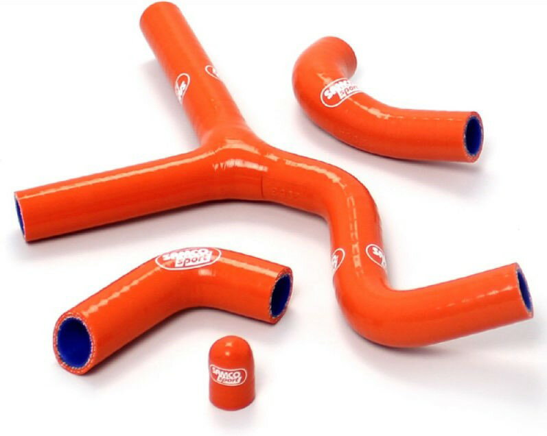 サムコスポーツ / Samco Sport KTM 400 EXC 2000 - 2002 4 ピース サーモスタットバイパス シリコンラジ?