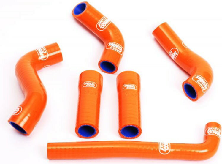 サムコスポーツ / Samco Sport KTM 450 EXC 2004 - 2007 6 ピース OEM リプレイスメント シリコンラジエー