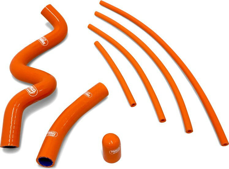 サムコスポーツ / Samco Sport KTM RC 390 2014 - 2020 7 ピース サーモスタットバイパス シリコンラジ?