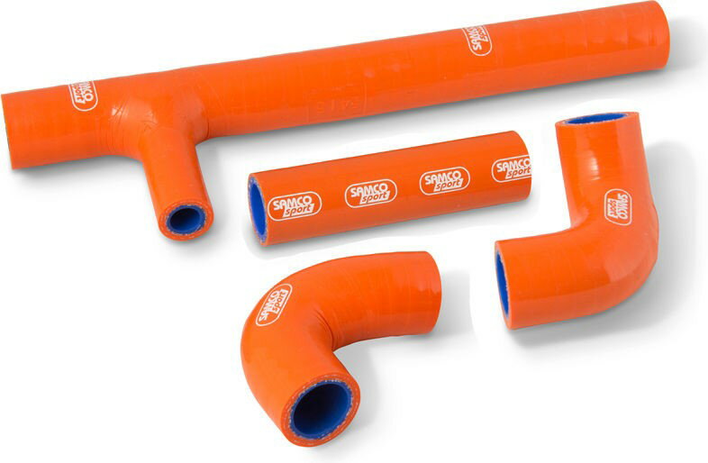 サムコスポーツ / Samco Sport KTM 250 EXC 2017 4 ピース OEM リプレイスメント シリコンラジエーター