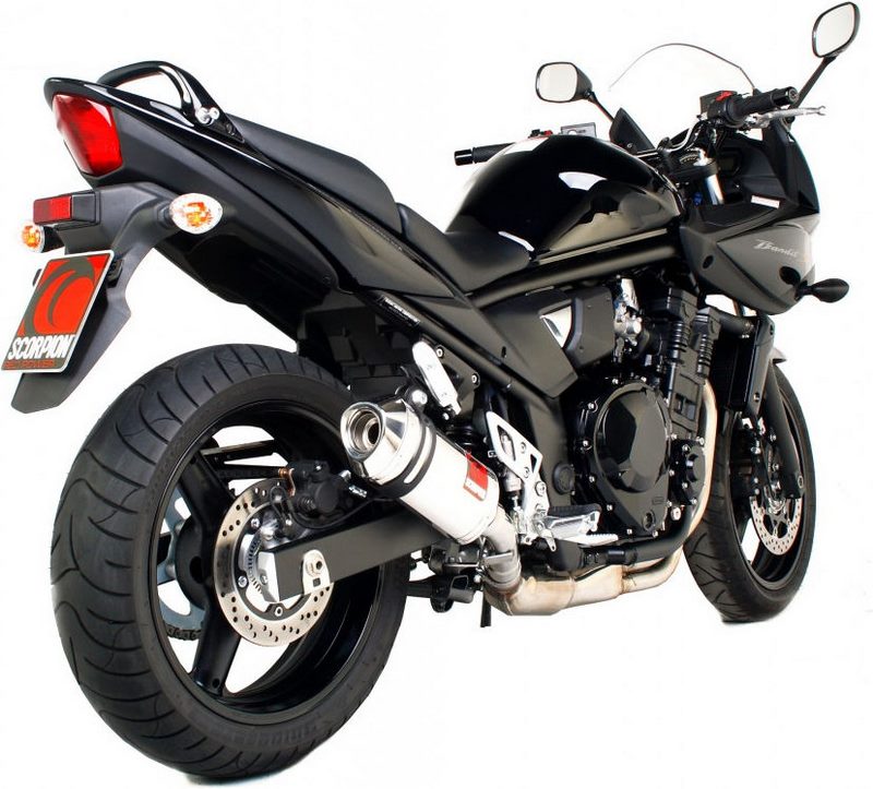 Scorpion / スコーピオンエキゾースト Carbine スリップオン ステンレススリーブ Suzuki GSF 650 Bandit