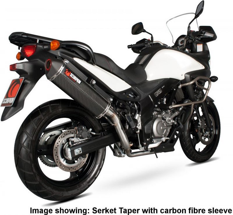 Scorpion / スコーピオンエキゾースト Serket スリップオン ステンレススリーブ Suzuki DL 650 V Strom 1