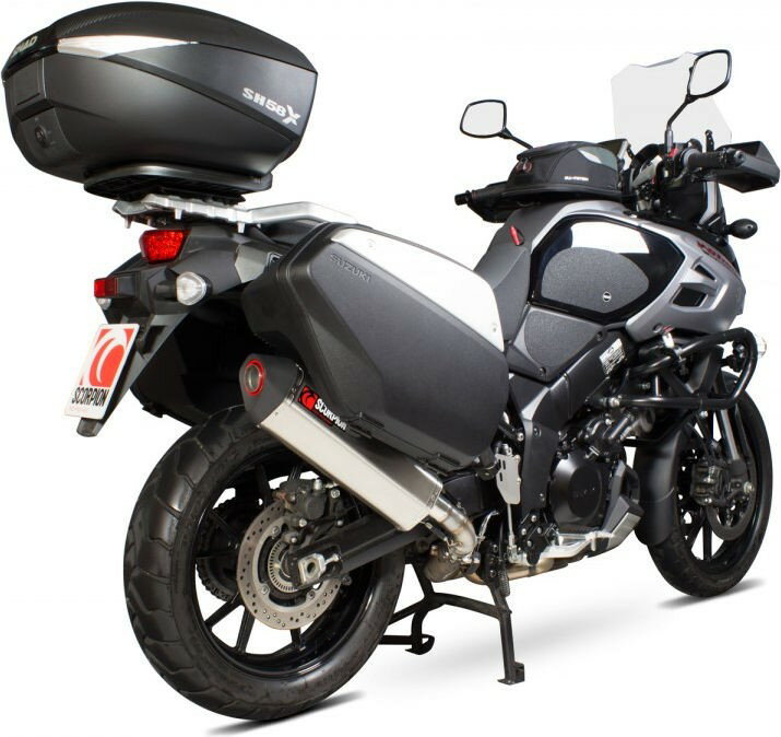 Scorpion / スコーピオンエキゾースト Serket スリップオン ステンレススリーブ eマーク Suzuki V-Str