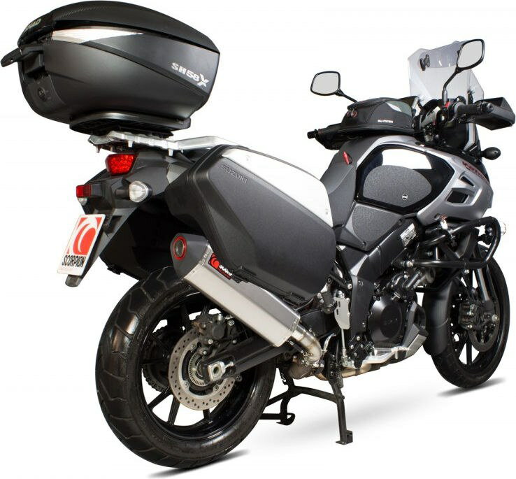 Scorpion / スコーピオンエキゾースト Serket スリップオン チタンスリーブ eマーク Suzuki V-Strom 100