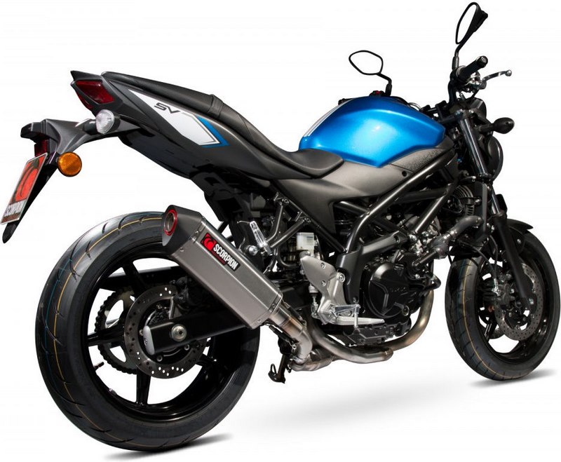 Scorpion / スコーピオンエキゾースト Serket スリップオン ステンレススリーブ eマーク Suzuki SV 65