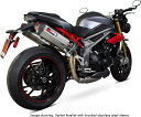 Scorpion / スコーピオンエキゾースト Serket スリップオン (ペア) チタンスリーブ eマーク Triumph S