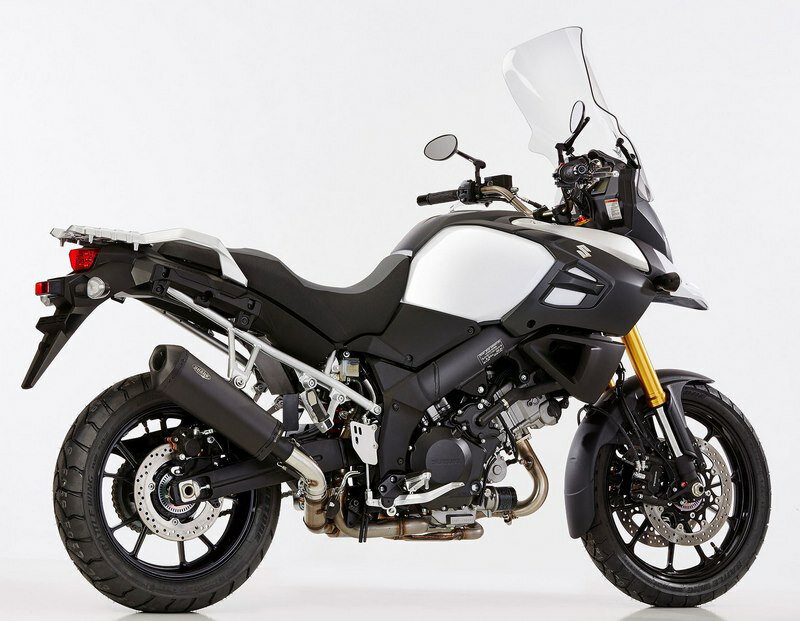SHARK / シャークマフラー DSX-10 slip on exhaust (4-1)- Matt Black- Pentagonal/Conical | 841321