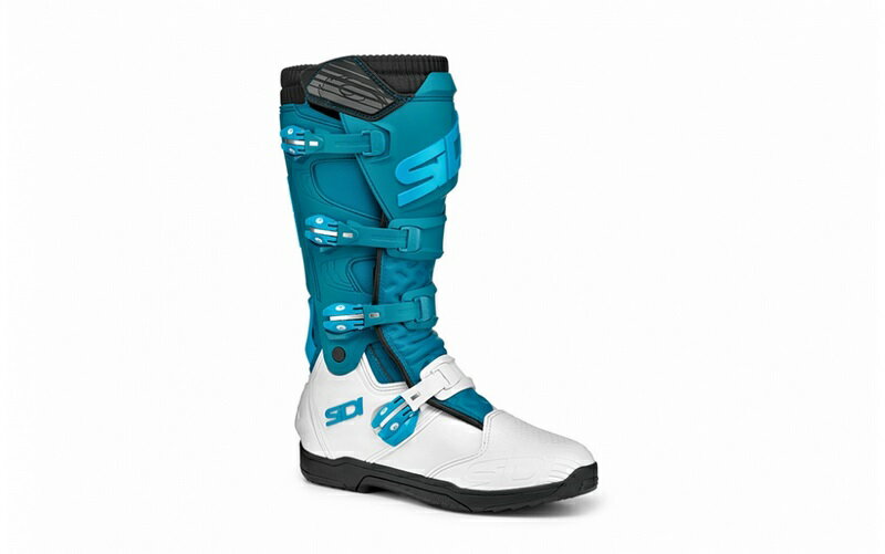 Sidi / シディ X-Power SC LEi ホワイト-Petrol-ライトブルー オフロードブーツ | 52394-212