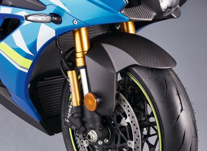 Suzuki / スズキ カーボン フロント フェンダー - マットブラックFinish | 990D0-17K90-CRB