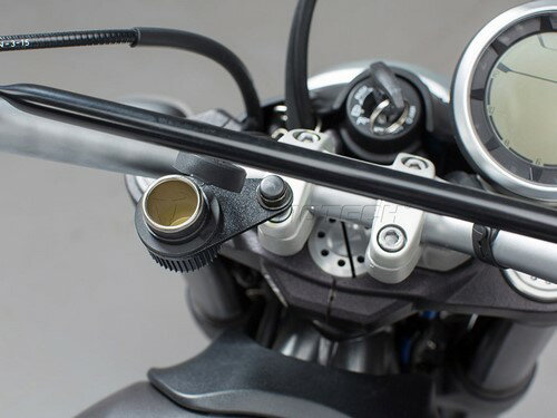 SW-MOTECH / SWモテック シガーライターソケット ブラケット M8 ハンドルバーマウント 8スクリュ?