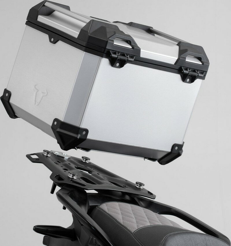SW-MOTECH / SWモテック TRAX ADV トップケースシステム−シルバー−BMW R1200GS LC (13-). | GPT.07.782.70001/