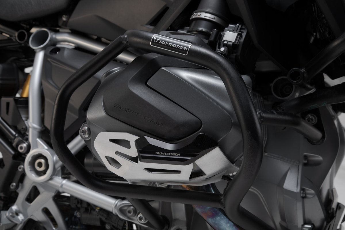 SW-MOTECH Cylinder guard Black/Silver. BMW R 1250 GS/Adv- R 1250 RS/ RT. | MSS.07.904.10201