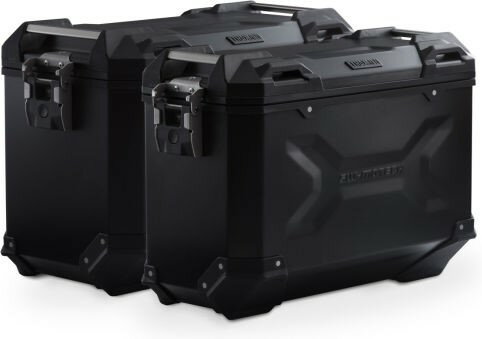 SW-MOTECH / SWモテック TRAX ADV アルミケース システム ブラック 45/37 l. Suzuki V stream 1050 (19-) | KFT.05