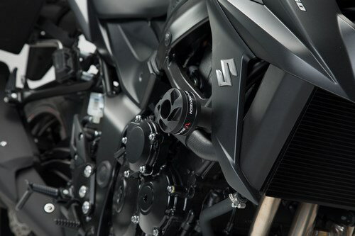 SWモテック / SW-MOTECH　フレーム用スライダーセット　ブラック　Yamaha MT-03 (16-)/Suzuki GSX-S750 (17-