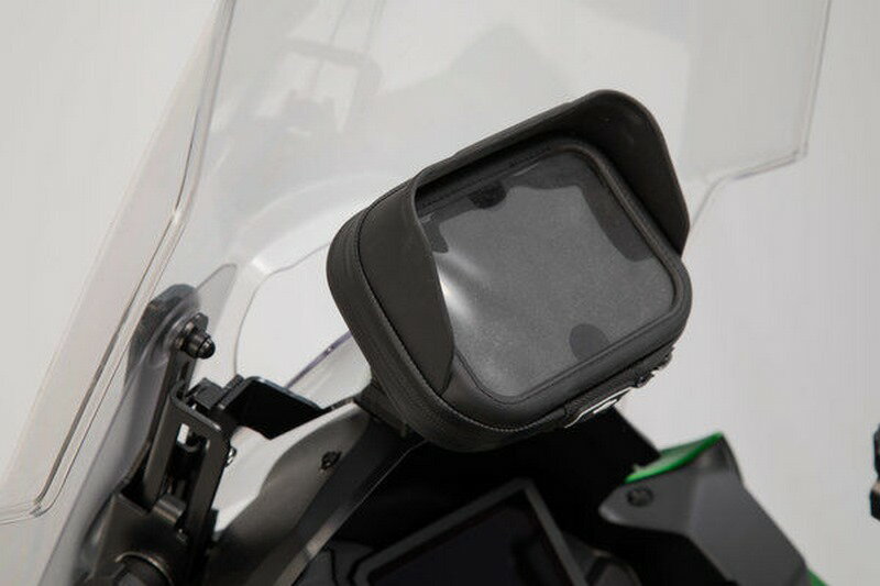 SW-MOTECH / SWモテック GPS マウント コックピット用 ブラック Kawasaki Versys 1000 (18-). | GPS.08.922.10000