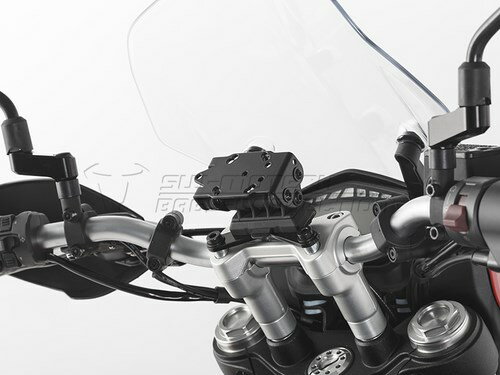 SW-MOTECH / SWモテック QUICK-LOCK（クイックロック） GPS-マウント ショックアブソーベント ブラッ
