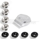 SW-MOTECH / SWモテック アダプターkit STEEL-RACK ブラック STEEL-RACKS | GPT.00.152.20101/B(2)