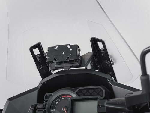 SW-MOTECH / SWモテック クイックロック GPSマウント ブラック Kawasaki Versys 1000 (15-) | GPS.08.646.10800/B