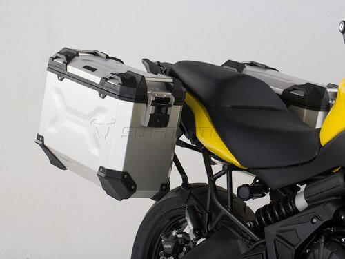 SWモテック / SW-MOTECH TRAX（トラックス） ADV パニアシステム シルバー 37/37 L- Kawasaki Versys 650 (15-