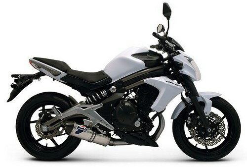 Termignoni / テルミニョーニ 2X1 Street カーボンキャップ ステンレスEU規格 KAWASAKI ER 6n (2012-2016) | K